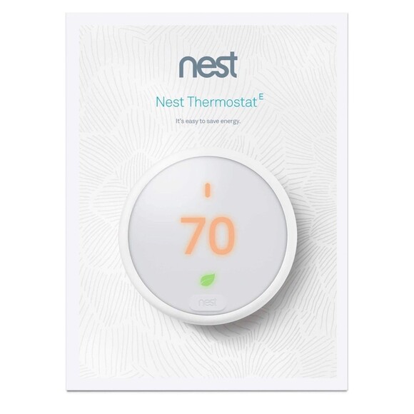Google Nest Thermostat E Programmable Smart Thermostat Pro Edition White T4000ES - Picture 1 of 9